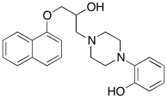 2-(4-(2-Hydroxy-3-(naphthalen-1-yloxy)propyl)piperazin-1-yl)phenol
