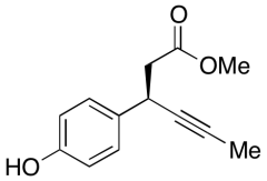 (3R)-3-(4-Hydroxyphenyl)-4-hexynoic Acid Methyl Ester