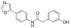 3-Hydroxy-N-[4-(5-oxazolyl)phenyl]benzeneacetamide