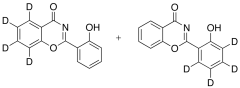 2-(2-Hydroxyphenyl)-4H-1,3-benzoxazin-4-one-d4 (Mixture of 2-Hydroxyphenyl-d4 &amp; Be