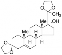 17&alpha;-Hydroxypregn-5-ene-3,20-dione-3,20-bis(ethyleneketal)