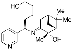 (1R,2S,5R)-3-[[(1S,3Z)-5-Hydroxy-1-(3-pyridinyl)-3-penten-1-yl]imino]-2,6,6-trimethyl-bicy