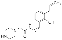 1-Piperazineacetic Acid 2-[[2-Hydroxy-3-(2-propen-1-yl)phenyl]methylene]hydrazide