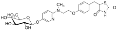 5-Hydroxy Rosiglitazone &beta;-D-Glucuronide (mixture of diastereomers)