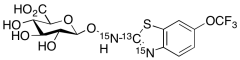 N-Hydroxy Riluzole O-&beta;-D-Glucuronide-13C,15N2