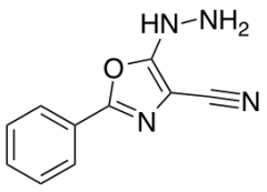 5-hydrazinyl-2-phenyl-1,3-oxazole-4-carbonitrile