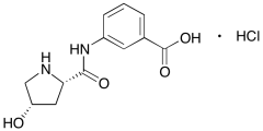 3-[[[(2S,4S)-4-Hydroxy-2-pyrrolidinyl]carbonyl]amino]benzoic Acid Hydrochloride