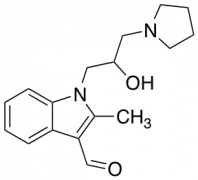 1-(2-Hydroxy-3-pyrrolidin-1-yl-propyl)-2-methyl-1H-indole-3-carbaldehyde