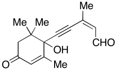 5-(1-Hydroxy-2,6,6-trimethyl-4-oxo-2-cyclohexen-1-yl)-3-methyl-2-penten-4-ynal