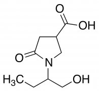 1-[1-(Hydroxymethyl)propyl]-5-oxo-3-pyrrolidinecarboxylic acid