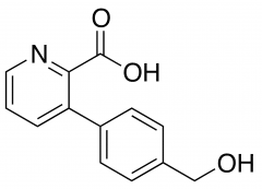 3-(4-Hydroxymethylphenyl)picolinic acid