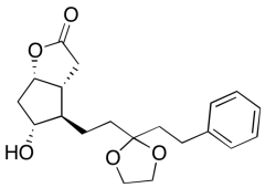 (3aR,4R,5R,6aS)-5-Hydroxy-4-(2-(2-phenethyl-1,3-dioxolan-2-yl)ethyl)hexahydro-2H-cyclopent