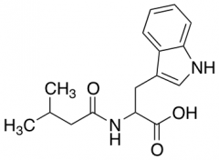 3-(1H-Indol-3-yl)-2-(3-methylbutanamido)propanoic Acid