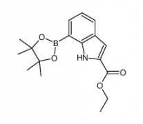 1H-Indole-2-carboxylic acid, 7-(4,4,5,5-tetramethyl-1,3,2-dioxaborolan-2-yl)-, ethyl ester
