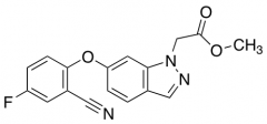 6-(2-Cyano-4-fluorophenoxy)-1H-indazole-1-acetic Acid Methyl Ester