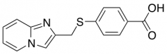 4-({Imidazo[1,2-a]pyridin-2-ylmethyl}sulfanyl)benzoic Acid
