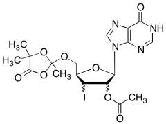 (2R,5R)-4-Iodo-2-(6-oxo-1H-purin-9(6H)-yl)-5-(((2,4,4-trimethyl-5-oxo-1,3-dioxolan-2-yl)ox