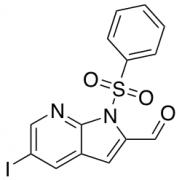 5-Iodo-1-(phenylsulfonyl)-1H-pyrrolo[2,3-b]pyridine-2-carbaldehyde