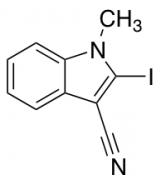 2-Iodo-1-methyl-1H-indole-3-carbonitrile