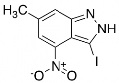 3-Iodo-6-methyl-4-nitro-(1H)indazole