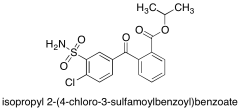Isopropyl 2-(4-Chloro-3-sulfamoylbenzoyl)benzoate