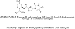 (1S,2R,4R)-1-Isopropyl-2,4-dimethylcyclohexyl-emtricitabine Uracil Carboxylate