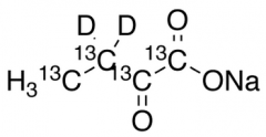 &alpha;-Ketobutyric Acid-13C4,d2 Sodium Salt