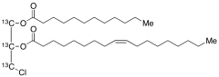 rac 1-Lauroyl-2-oleoyl-3-chloropropanediol-13C3