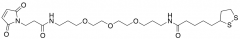 Lipoamide-PEG3-Mal