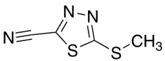 5-(methylsulfanyl)-1,3,4-thiadiazole-2-carbonitrile