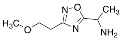 {1-[3-(2-methoxyethyl)-1,2,4-oxadiazol-5-yl]ethyl}amine hydrochloride