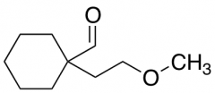 1-(2-methoxyethyl)cyclohexane-1-carbaldehyde