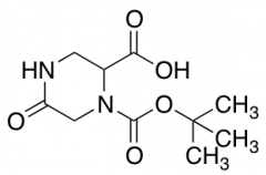 1-[(2-Methylpropan-2-yl)oxycarbonyl]-5-oxopiperazine-2-carboxylic Acid