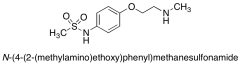 N-(4-(2-(Methylamino)ethoxy)phenyl)methanesulfonamide