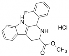 Methyl 1-(2-Fluorophenyl)-2,3,4,9-tetrahydro-1H-beta-carboline-3-carboxylate Hydrochloride