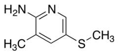 3-Methyl-5-(methylsulfanyl)pyridin-2-amine