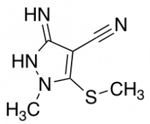 1-Methyl-3-amino-4-cyano-5-methylsulfanylpyrazole