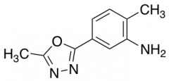 2-Methyl-5-(5-methyl-1,3,4-oxadiazol-2-yl)aniline