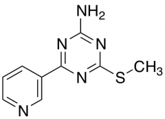 4-(Methylthio)-6-(3-pyridyl)-1,3,5-triazin-2-amine