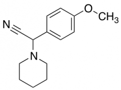 2-(4-Methoxyphenyl)-2-(piperidin-1-yl)acetonitrile