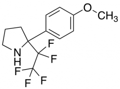 Methyl 4-[2-(1,1,2,2,2-Pentafluoroethyl)-2-Pyrrolidinyl]Phenyl Ether