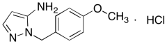 2-[(4-methoxyphenyl)methyl]-2,3-dihydro-1H-pyrazol-3-imine hydrochloride