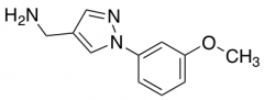 1-[1-(3-Methoxyphenyl)-1H-pyrazol-4-yl]methanamine