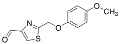 2-(4-Methoxyphenoxymethyl)-1,3-thiazole-4-carbaldehyde