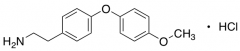 2-[4-(4-Methoxyphenoxy)phenyl]ethan-1-amine Hydrochloride