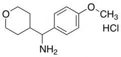 (4-methoxyphenyl)(oxan-4-yl)methanamine hydrochloride