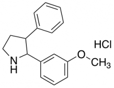 2-(3-methoxyphenyl)-3-phenylpyrrolidine hydrochloride