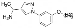 {1-[1-(3-methoxyphenyl)-1H-pyrazol-4-yl]ethyl}amine hydrochloride