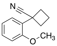 1-(2-methoxyphenyl)cyclobutane-1-carbonitrile