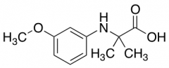 2-[(3-methoxyphenyl)amino]-2-methylpropanoic Acid